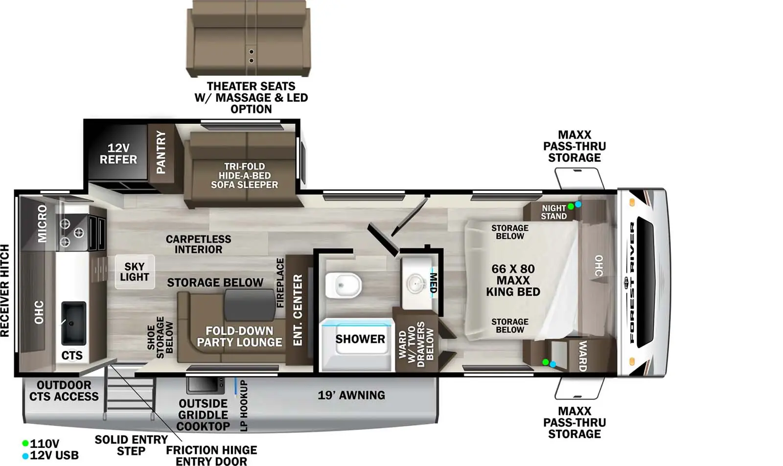 248RKX Floorplan Image